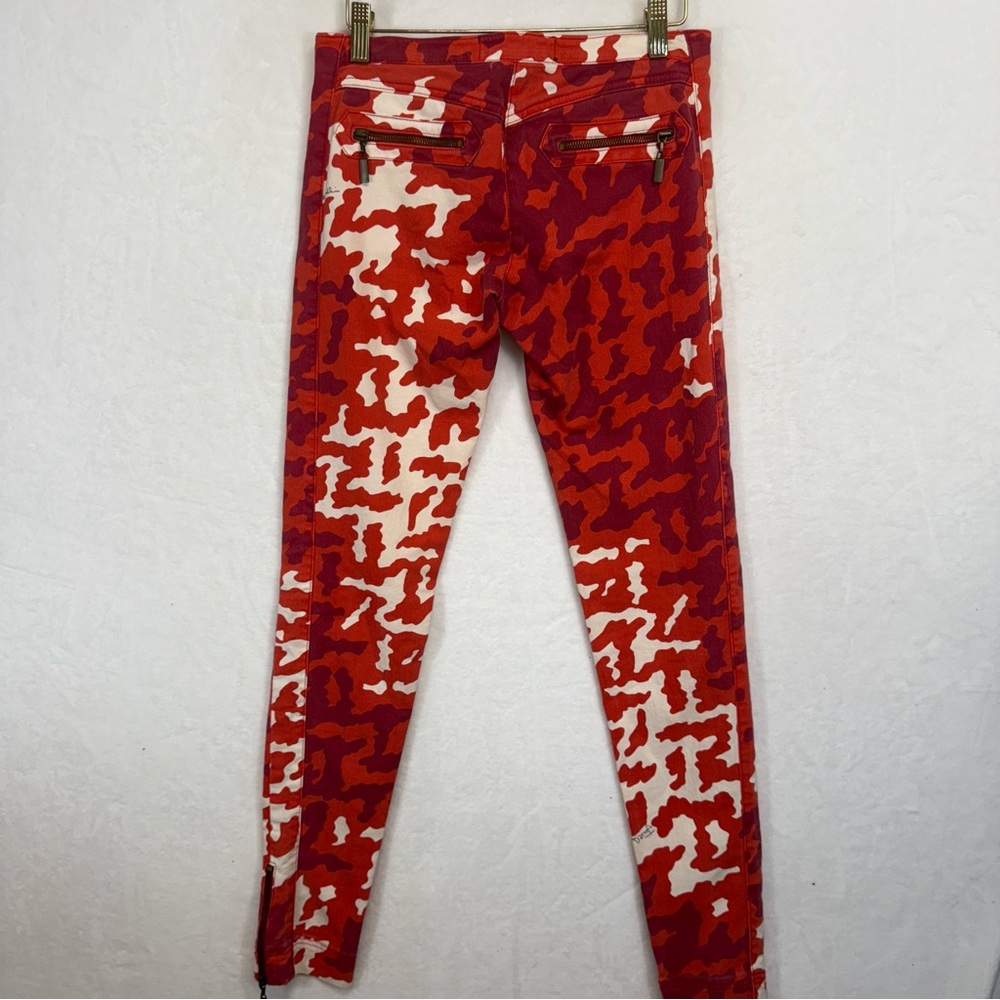 Roberto Cavalli Vibrant Red and White Skinny Jeans - Picture 12 of 16